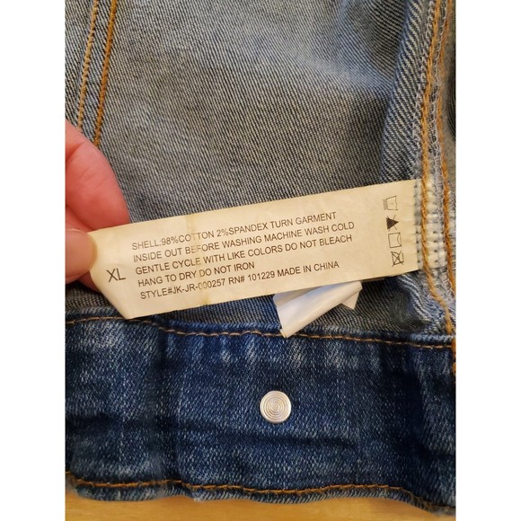 Ashley Vintage Charm - Girls Jean Jacket- SZ XL - Picture 5 of 9